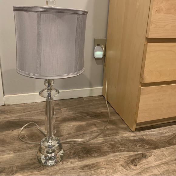 Accents Home Goods Glass Lamp Poshmark